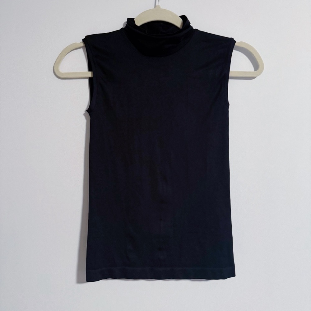 Commando - Black Mock Neck Tank Top
